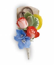 Barefoot Blooms Boutonniere
