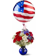 Red White and Balloon